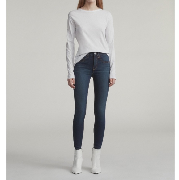 rag & bone Denim - Rag & Bone High Rise Skinny Jeans in Bedford